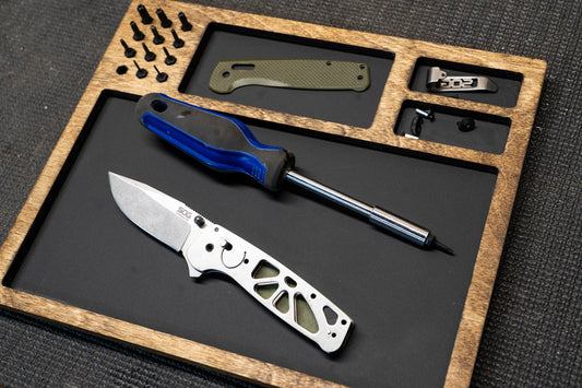 EDC Tray for Knife Maintenance - Small Parts and Tool Organization